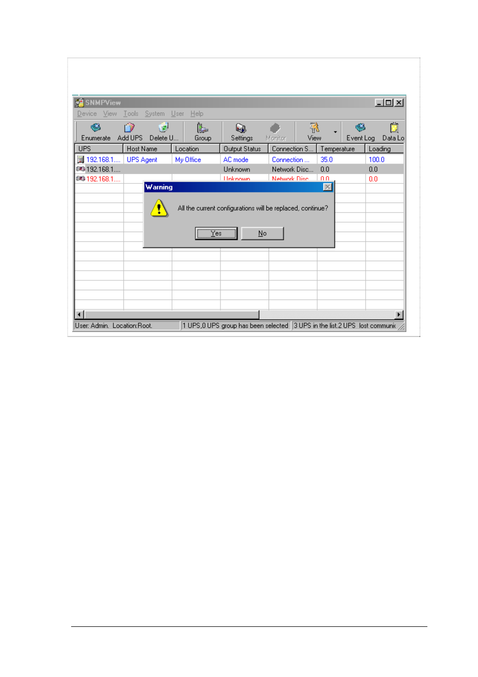 7 import configuration | PowerWalker SNMP DP-522 User Manual | Page 74 / 99