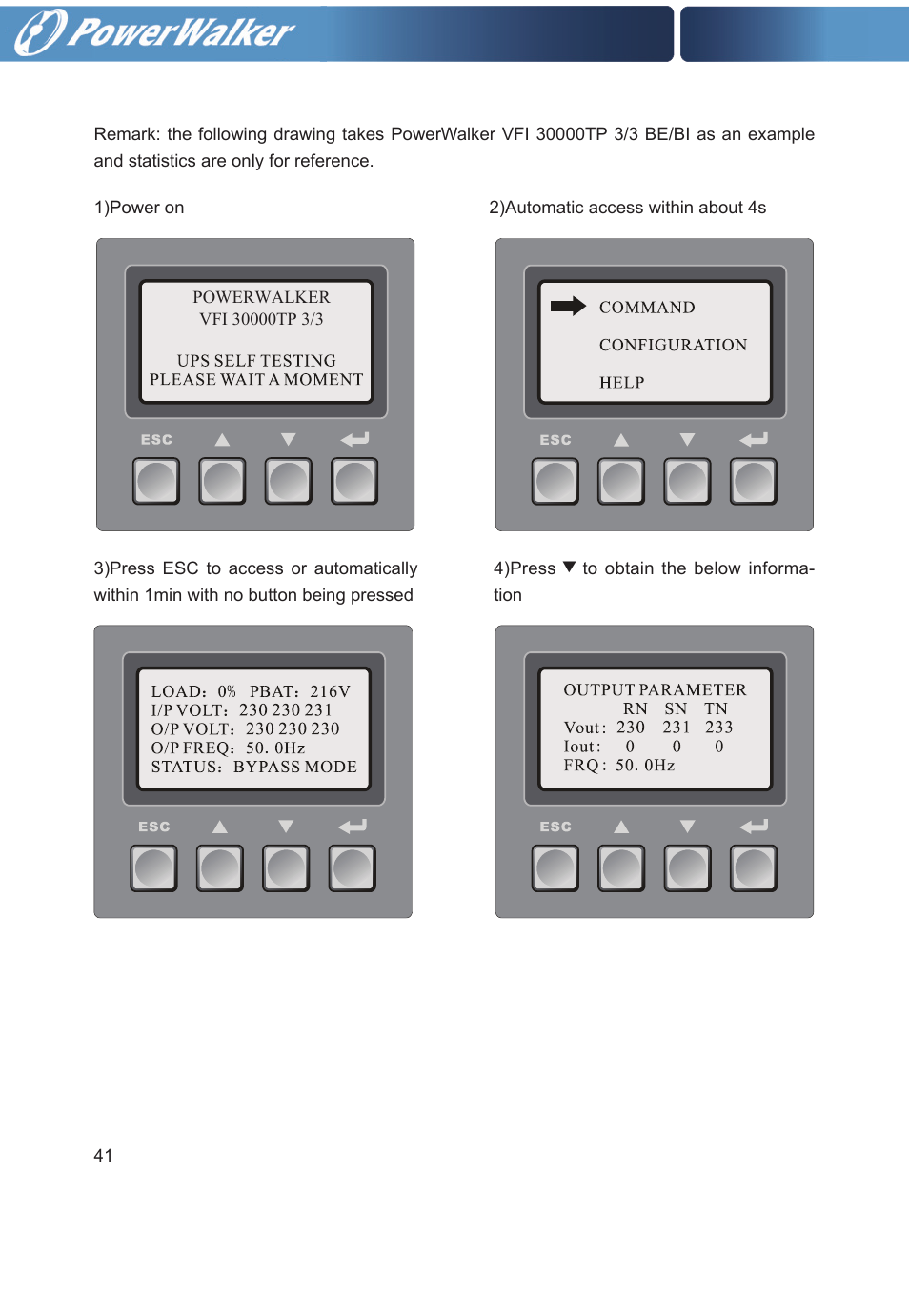 PowerWalker VFI 30000TP 3_3 BE User Manual | Page 46 / 64