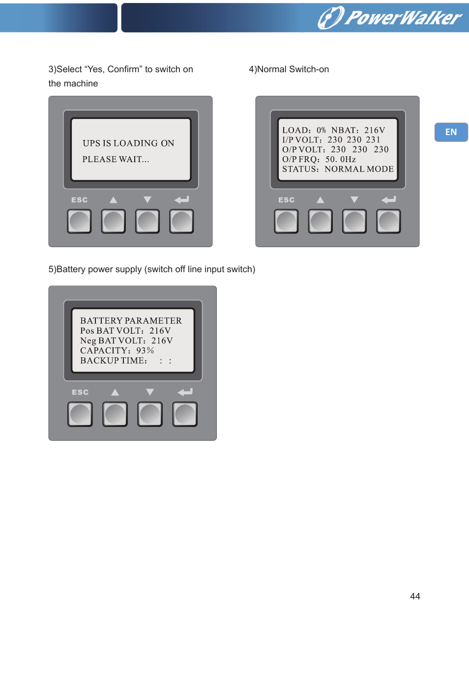 PowerWalker VFI 30000TP 3_3 BE User Manual | Page 49 / 64
