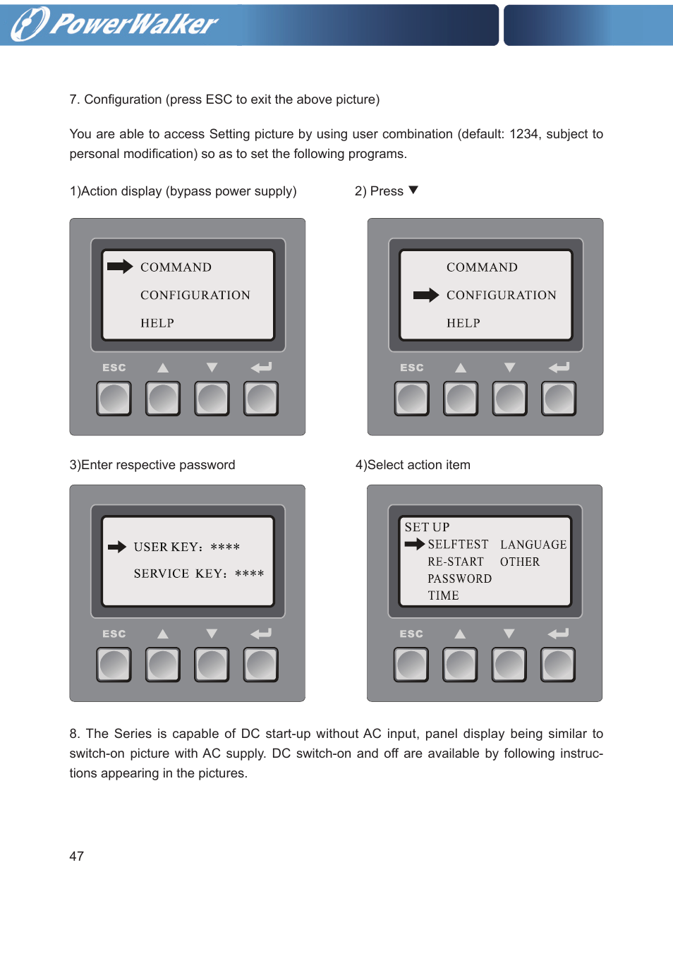 PowerWalker VFI 30000TP 3_3 BE User Manual | Page 52 / 64