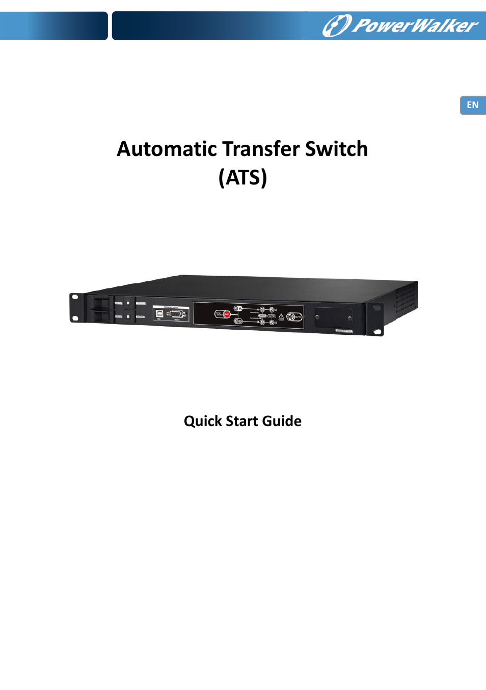 PowerWalker ATS User Manual | 10 pages