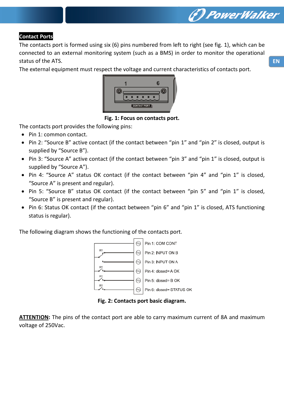 PowerWalker ATS User Manual | Page 7 / 10