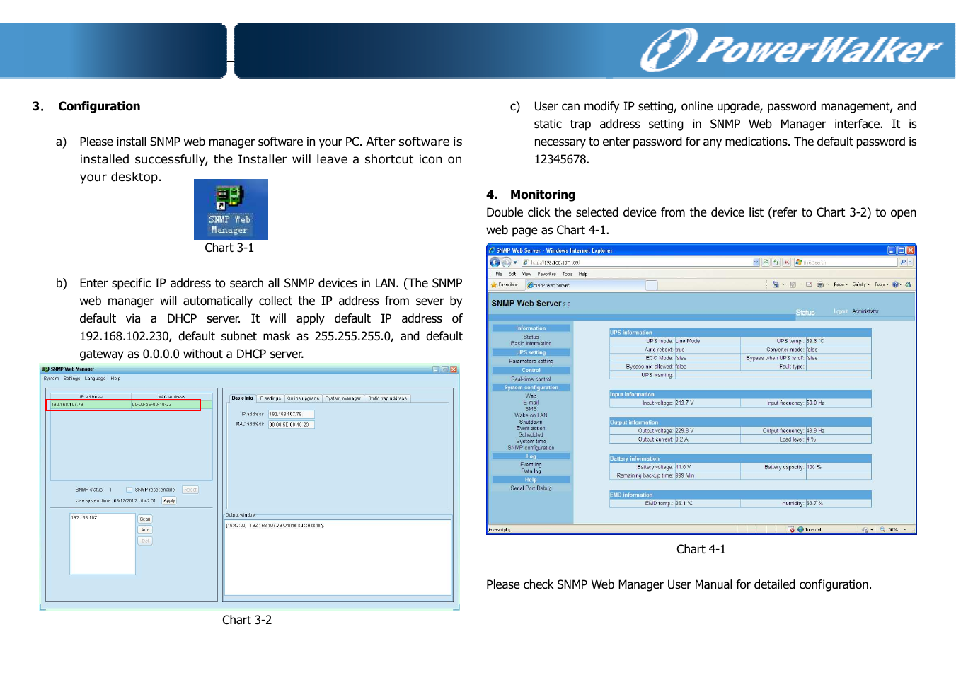 PowerWalker SNMP Manager User Manual | Page 2 / 2