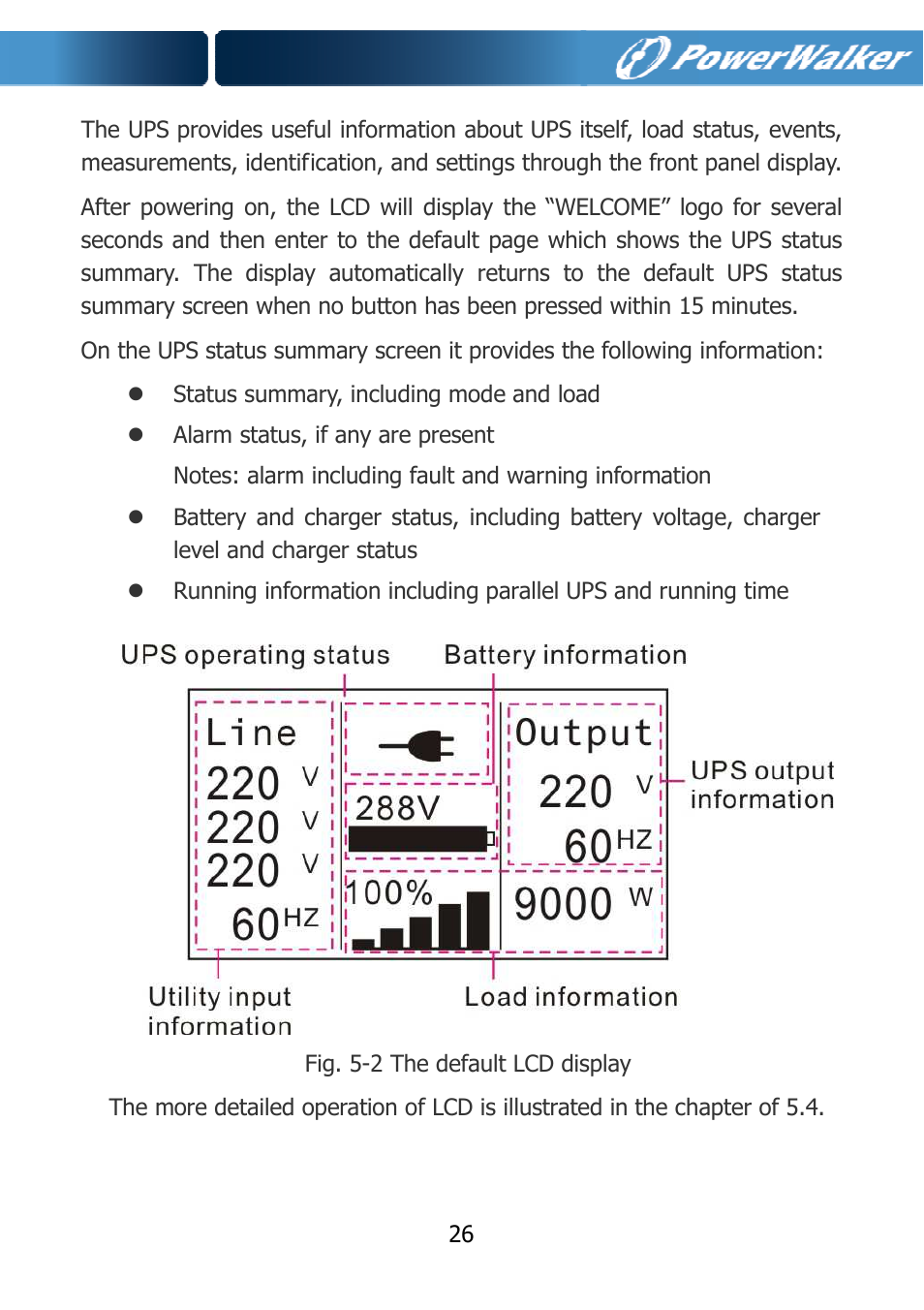 PowerWalker VFI 10000TCP 3_1 User Manual | Page 29 / 67