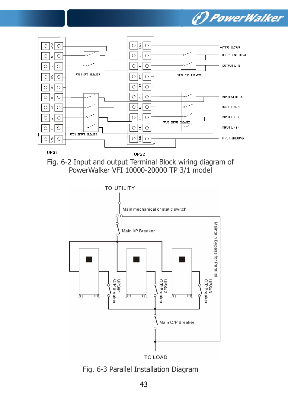 PowerWalker VFI 10000TCP 3_1 User Manual | Page 46 / 67