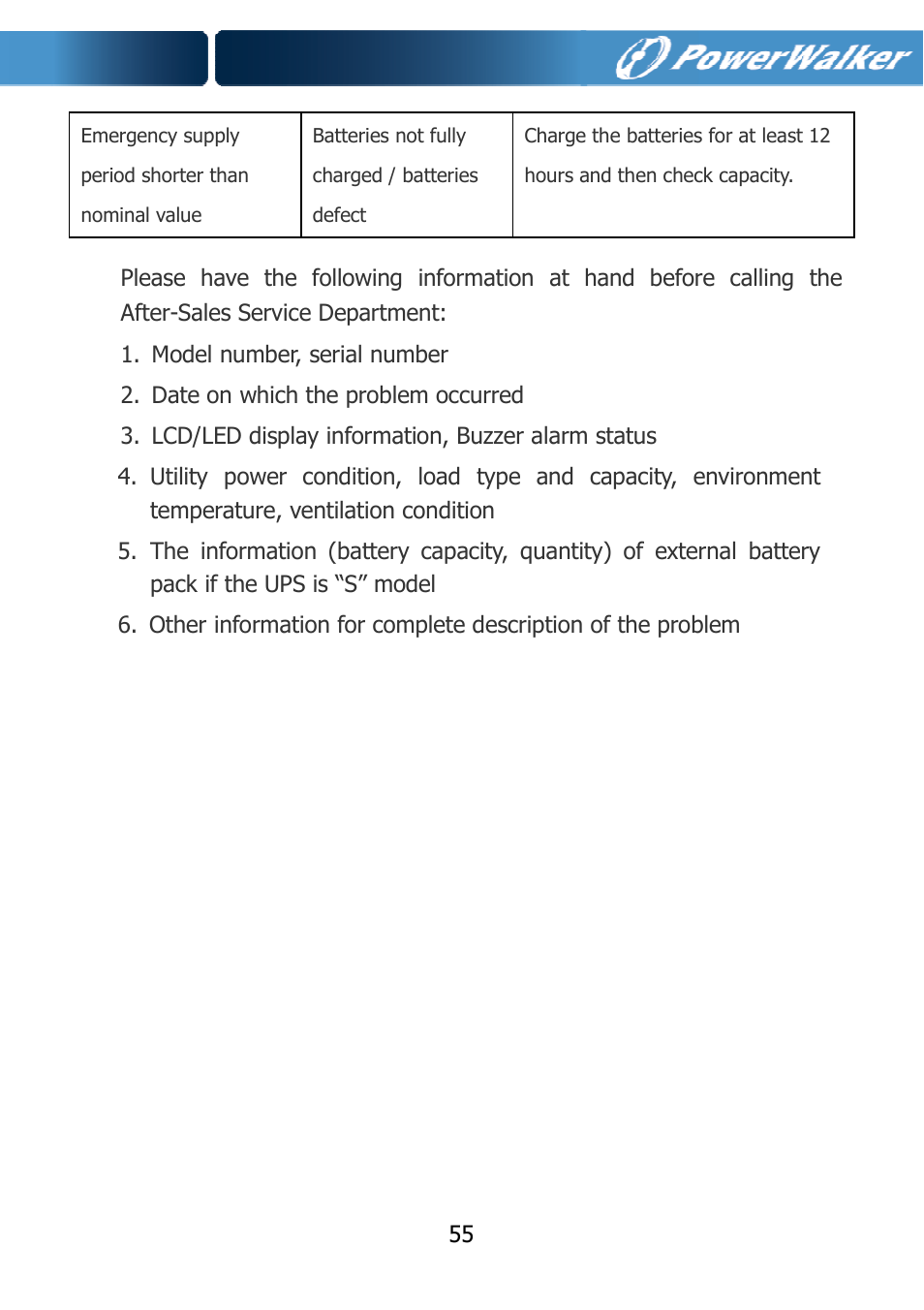 PowerWalker VFI 10000TCP 3_1 User Manual | Page 58 / 67