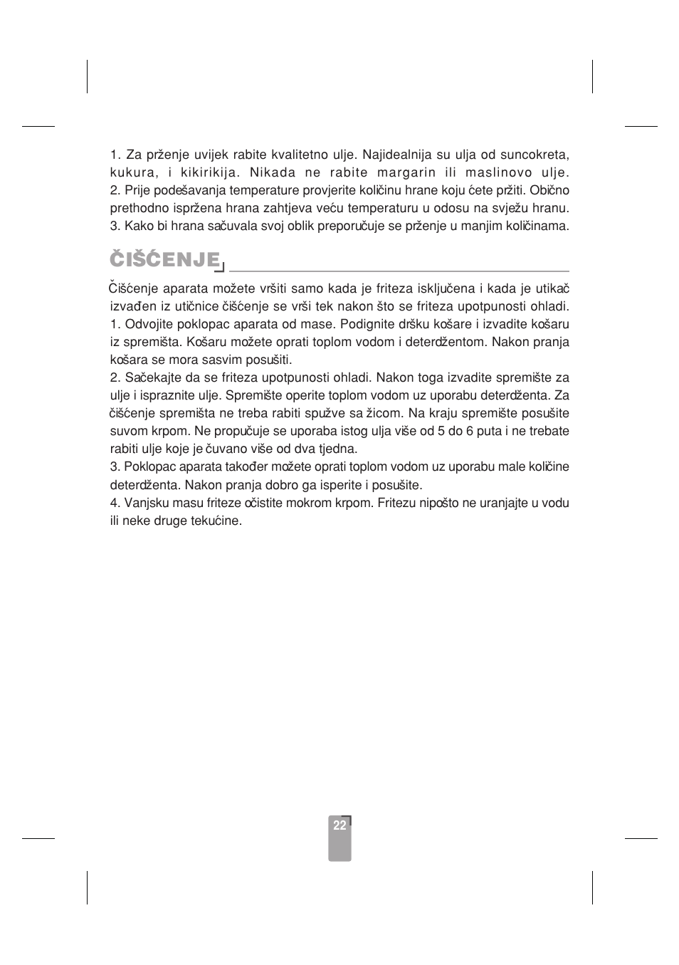 ˇci ˇ s ´cenje | SINBO SDF 3817 User Manual | Page 23 / 44
