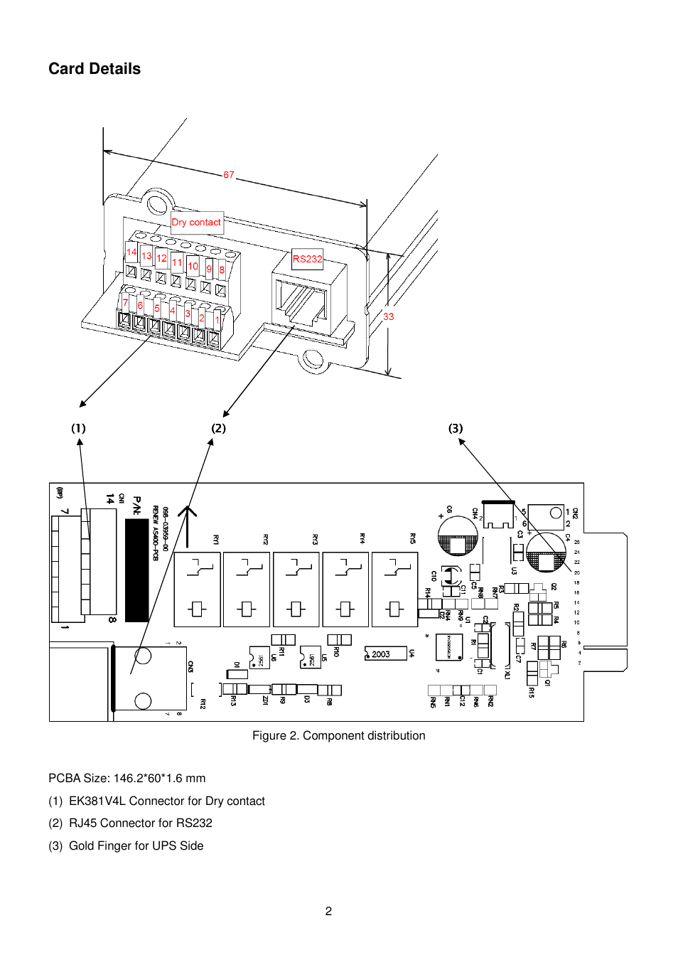 Card details | PowerWalker AS_400 Card 3 User Manual | Page 2 / 20