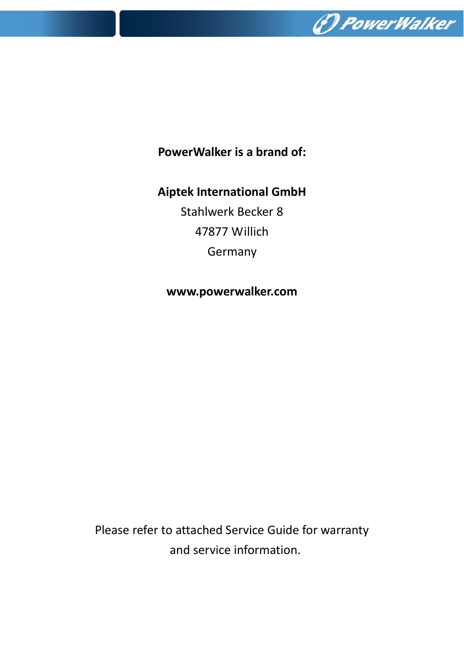 PowerWalker AVR 600 User Manual | Page 86 / 86