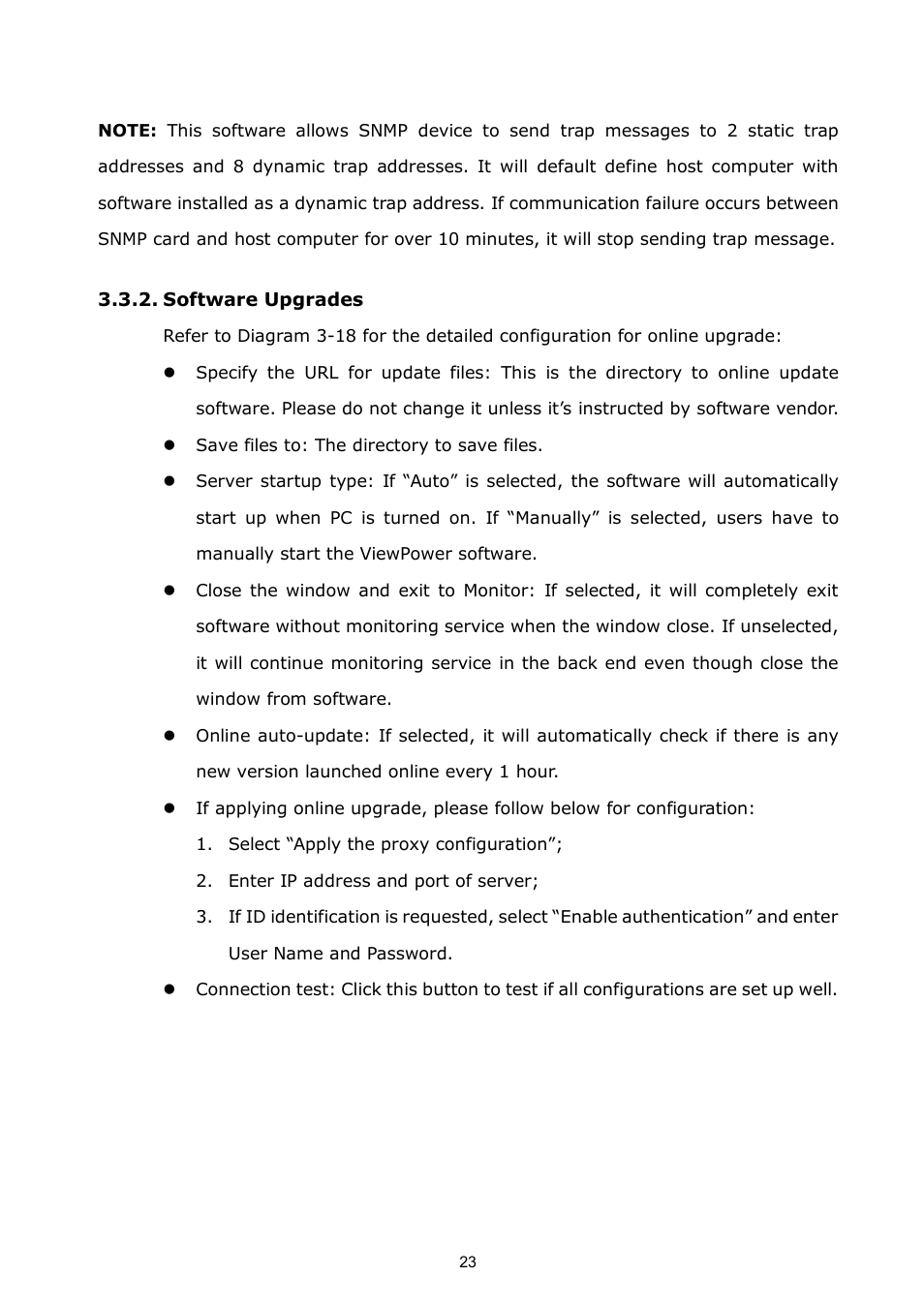 Software upgrades | PowerWalker ViewPowerMini User Manual | Page 24 / 64