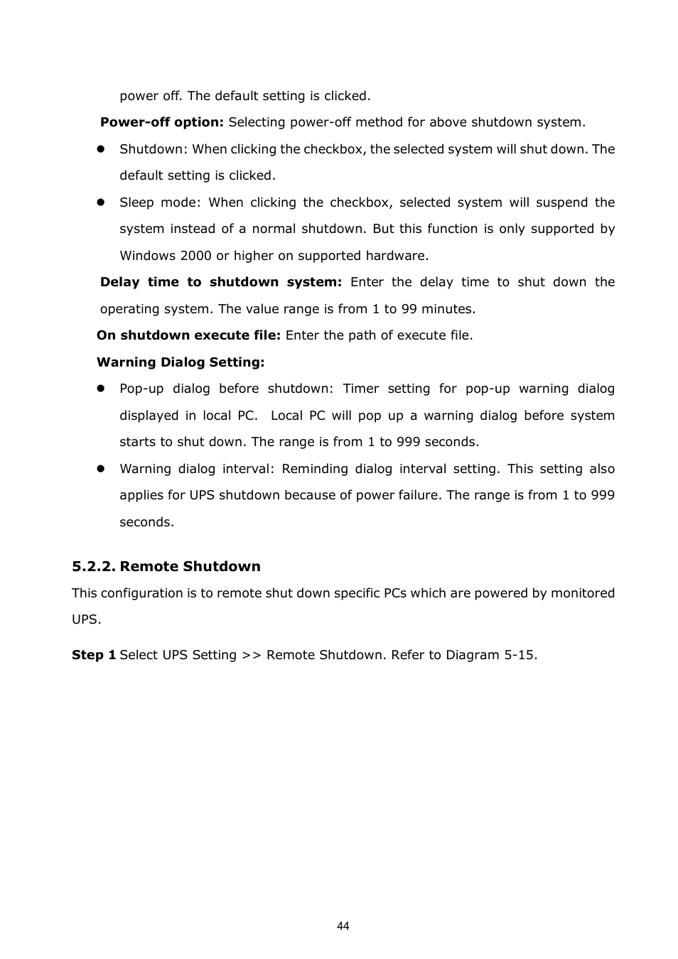 Remote shutdown | PowerWalker ViewPowerMini User Manual | Page 45 / 64