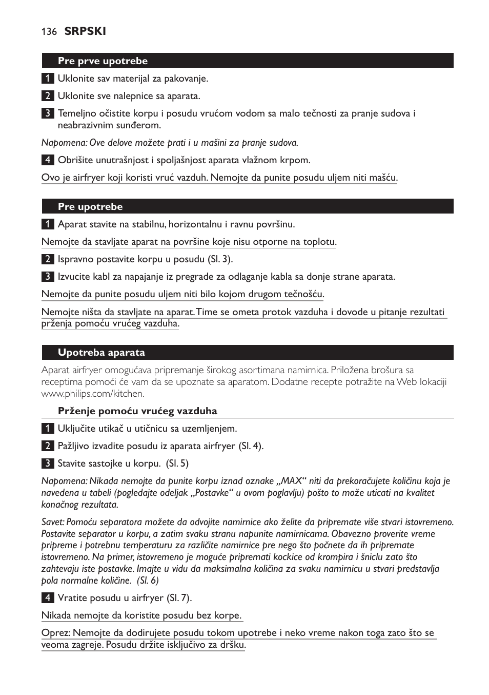 Philips HD9225 User Manual | Page 136 / 156