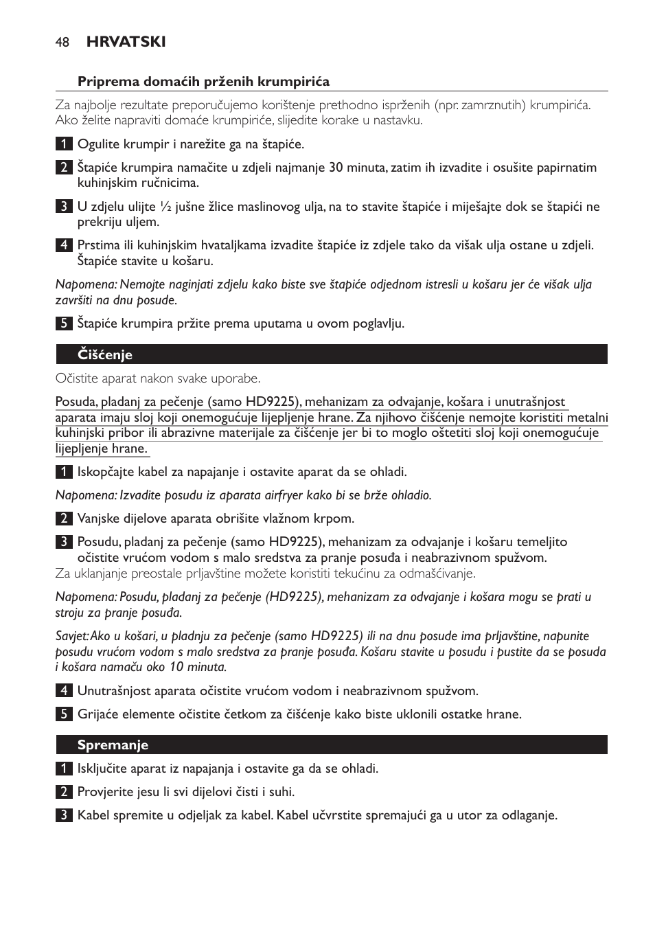 Philips HD9225 User Manual | Page 48 / 156