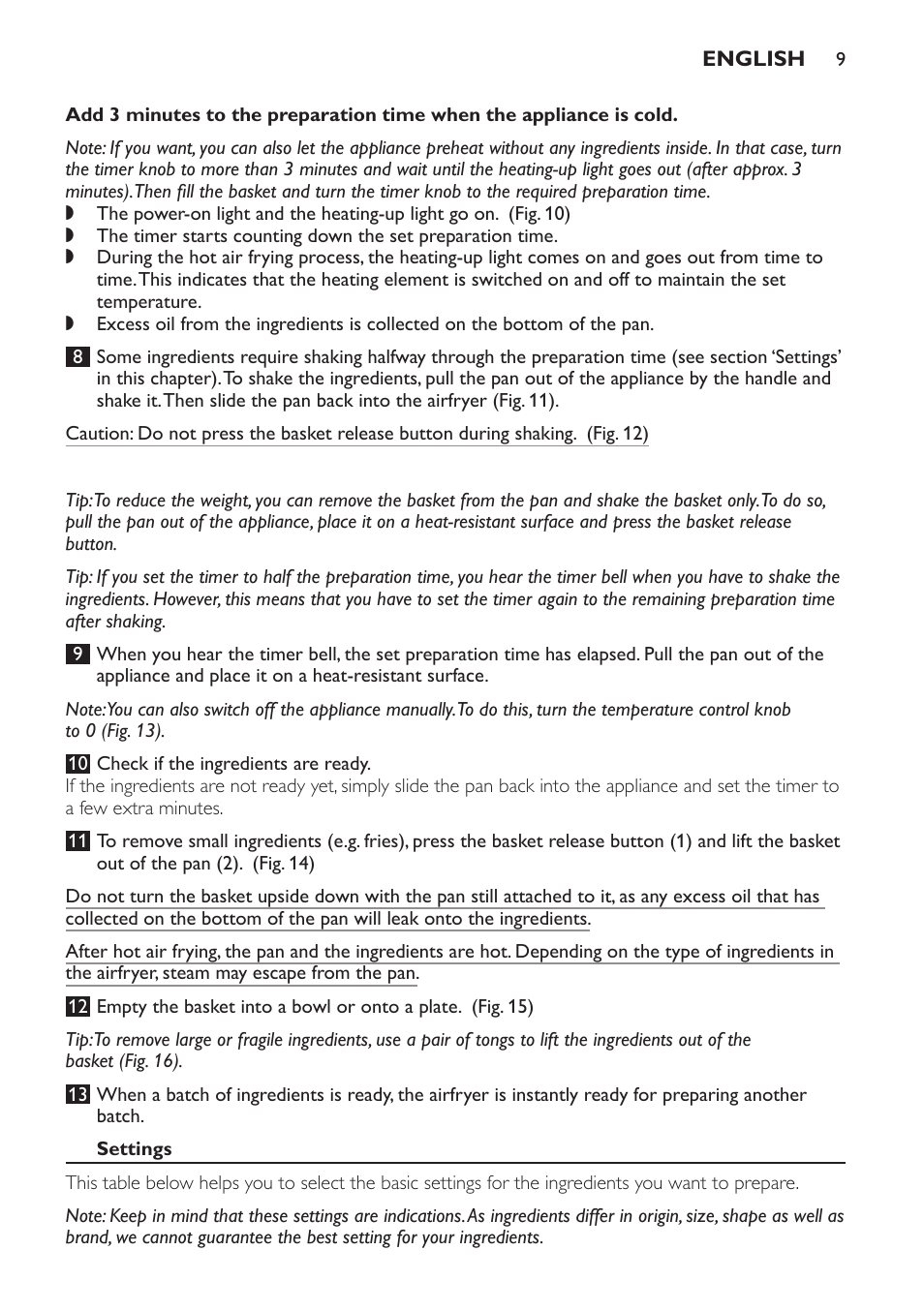 Philips HD9225 User Manual | Page 9 / 156