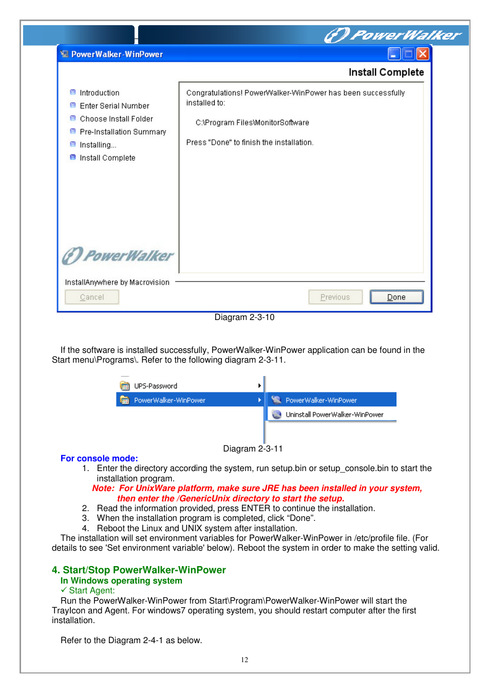 PowerWalker WinPower Software V.4.3.0.1 Manual User Manual | Page 12 / 109