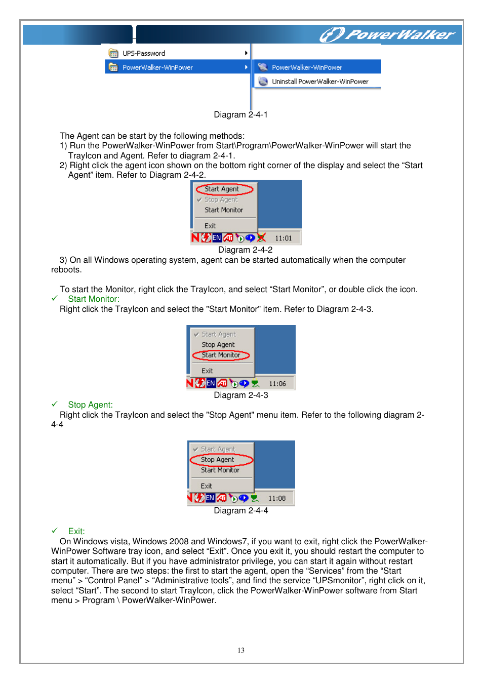 PowerWalker WinPower Software V.4.3.0.1 Manual User Manual | Page 13 / 109