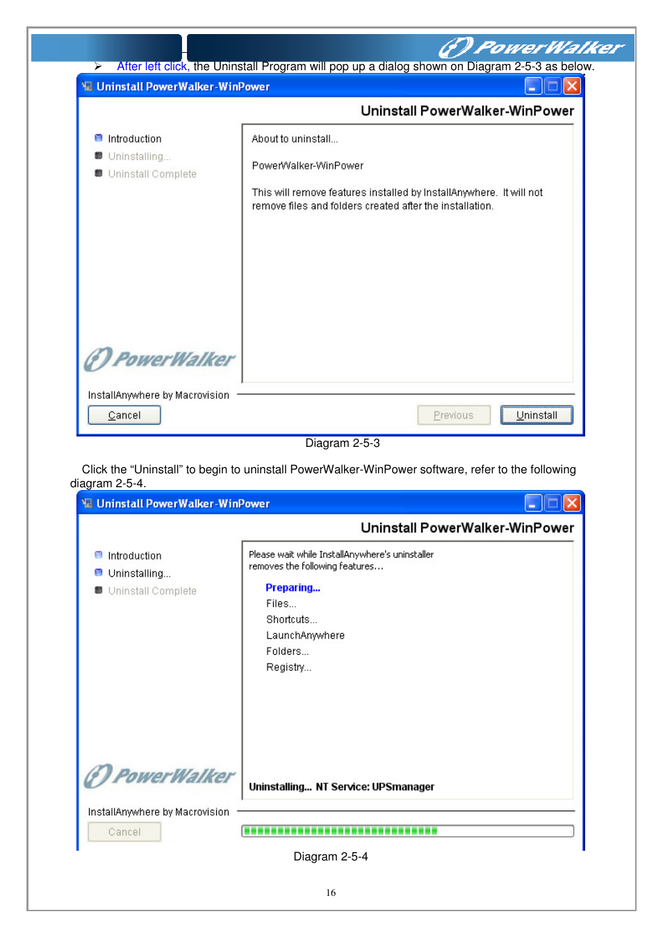 PowerWalker WinPower Software V.4.3.0.1 Manual User Manual | Page 16 / 109