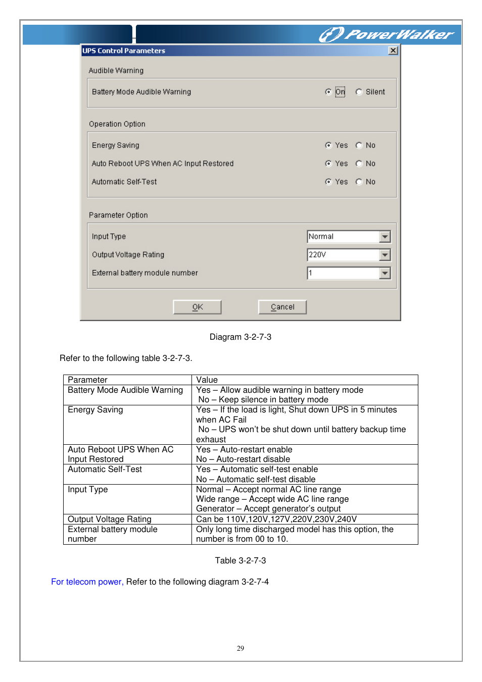 PowerWalker WinPower Software V.4.3.0.1 Manual User Manual | Page 29 / 109