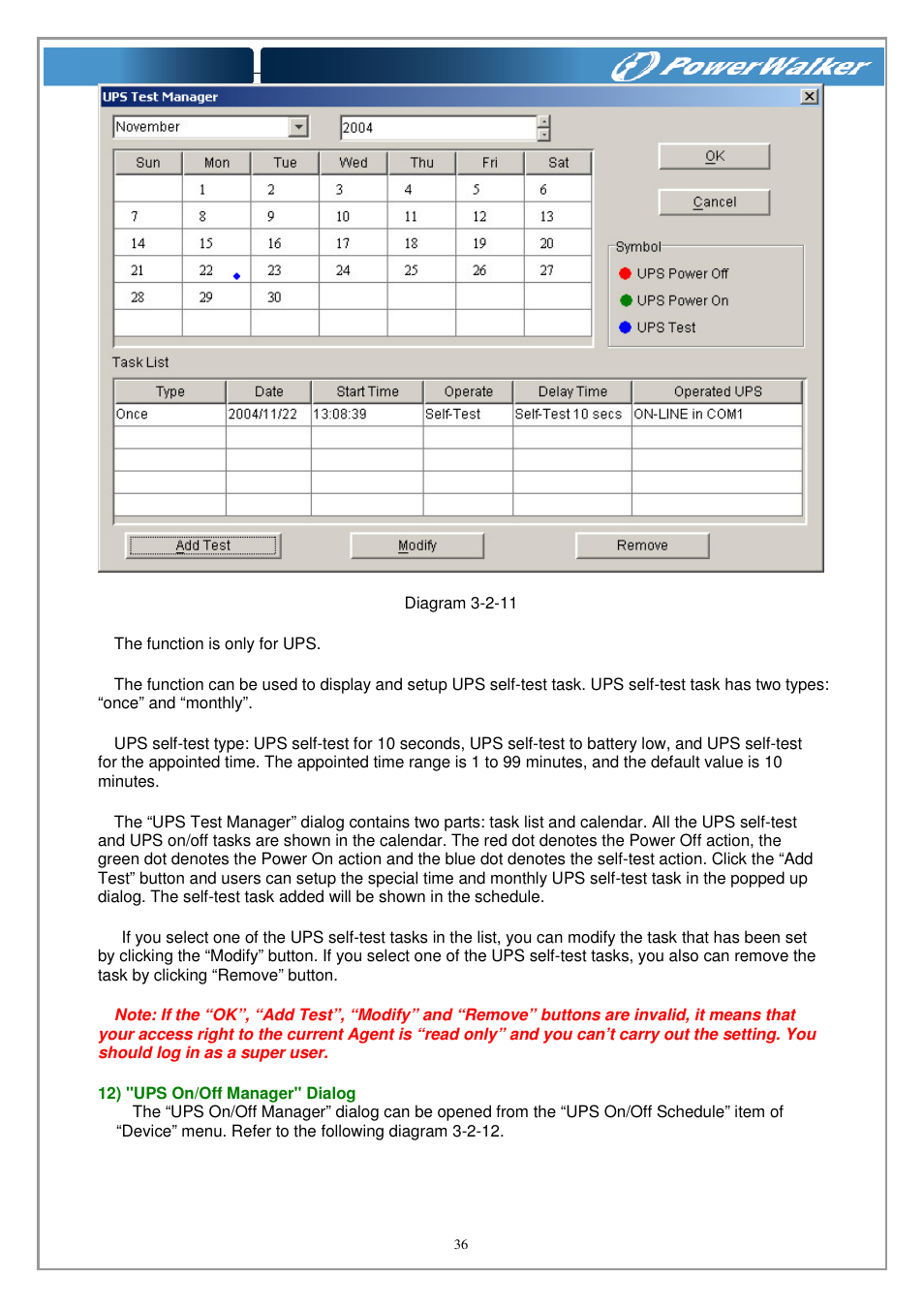PowerWalker WinPower Software V.4.3.0.1 Manual User Manual | Page 36 / 109