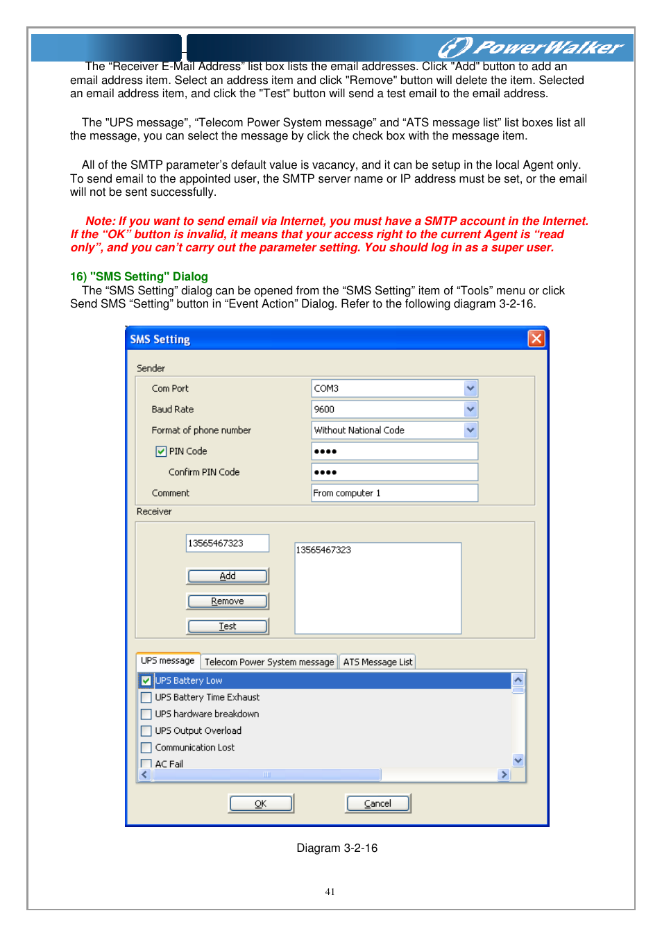 PowerWalker WinPower Software V.4.3.0.1 Manual User Manual | Page 41 / 109