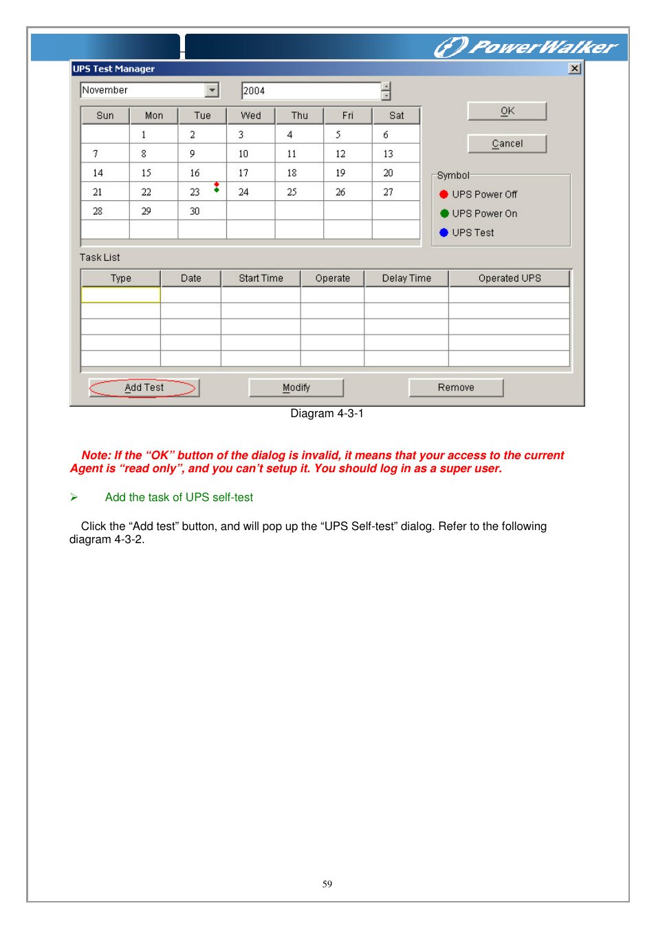 PowerWalker WinPower Software V.4.3.0.1 Manual User Manual | Page 59 / 109