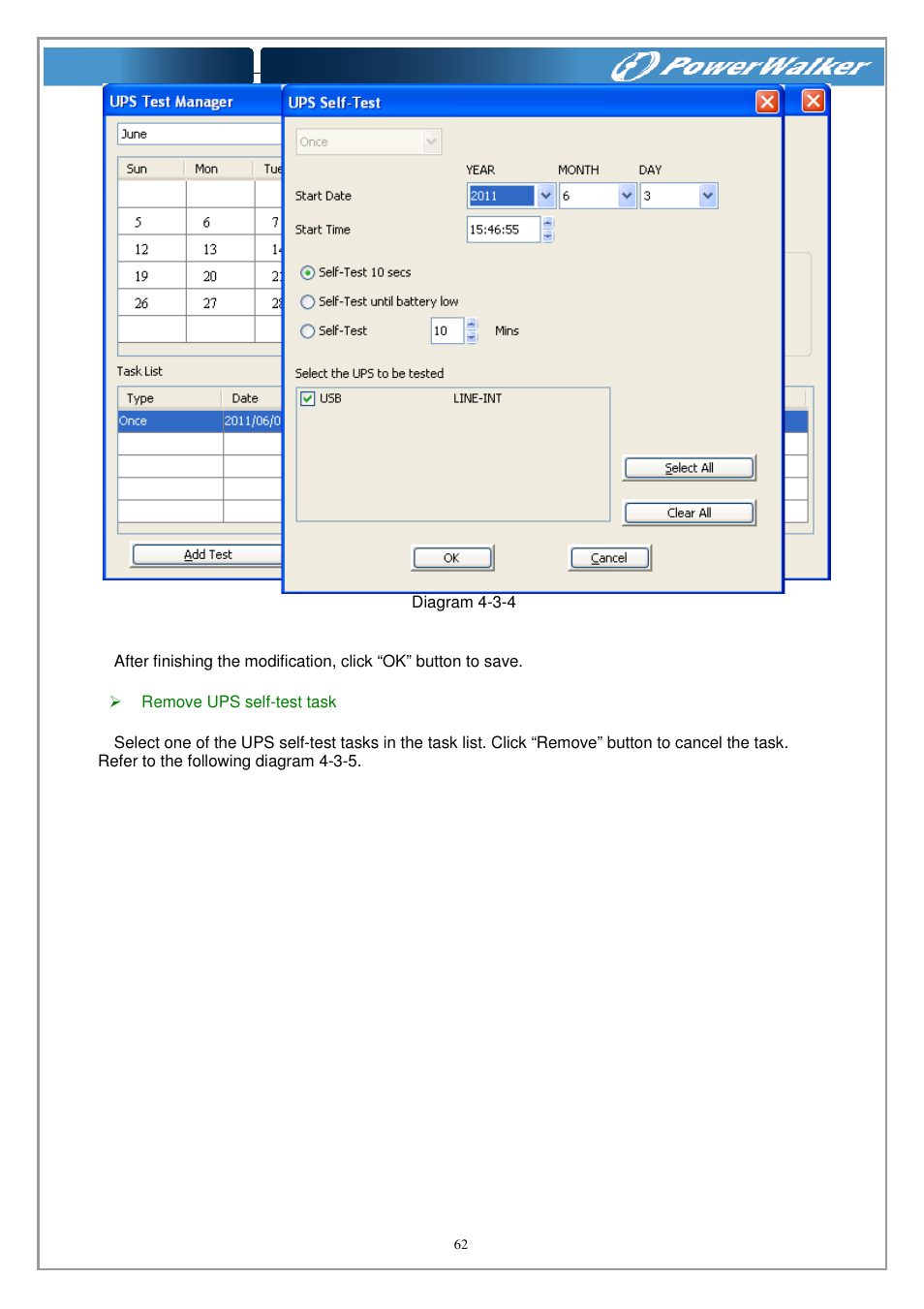 PowerWalker WinPower Software V.4.3.0.1 Manual User Manual | Page 62 / 109