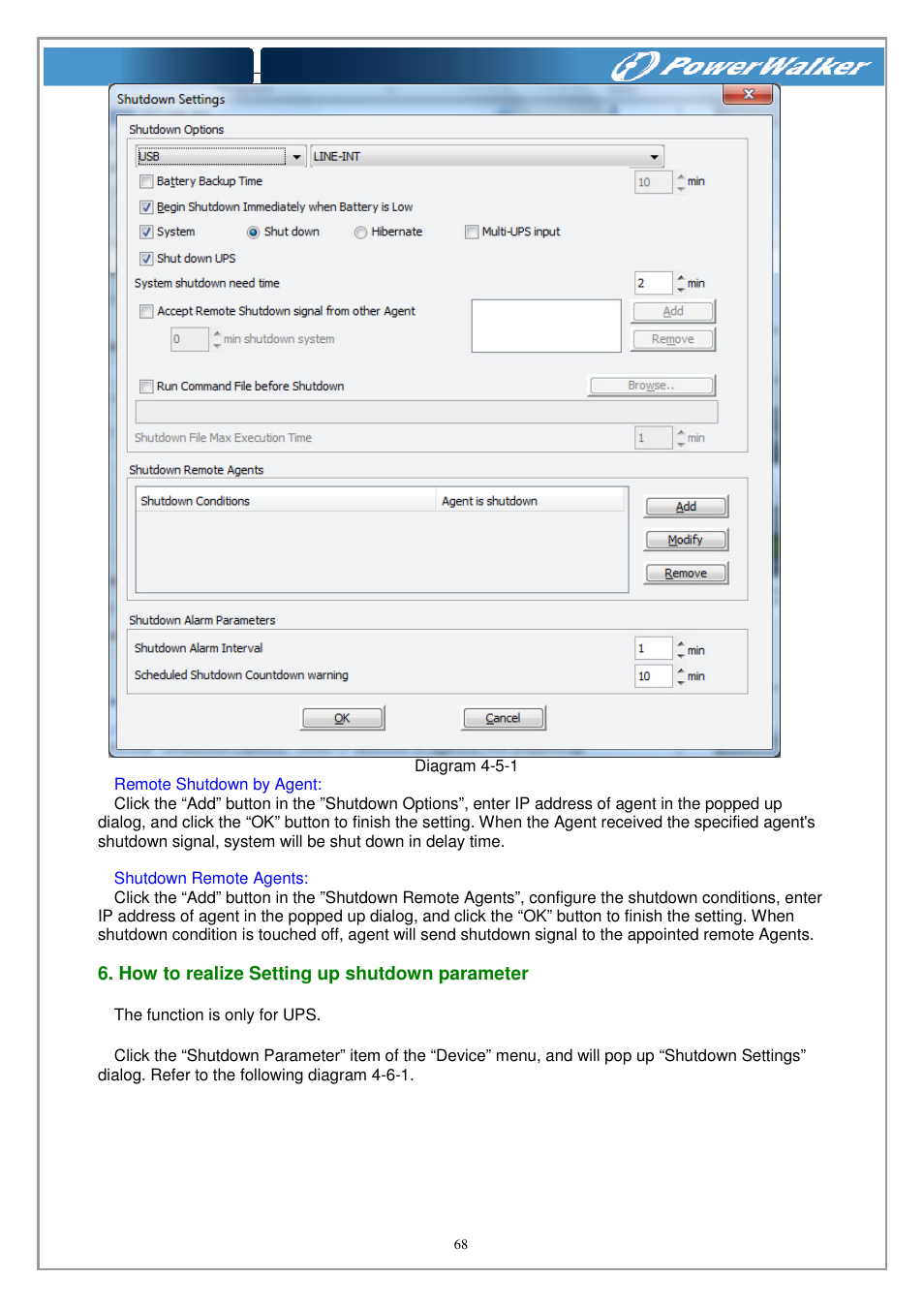 PowerWalker WinPower Software V.4.3.0.1 Manual User Manual | Page 68 / 109