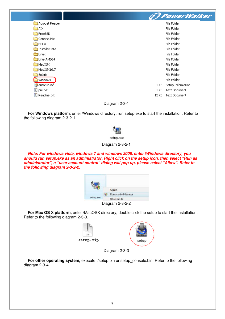 PowerWalker WinPower Software V.4.3.0.1 Manual User Manual | Page 8 / 109