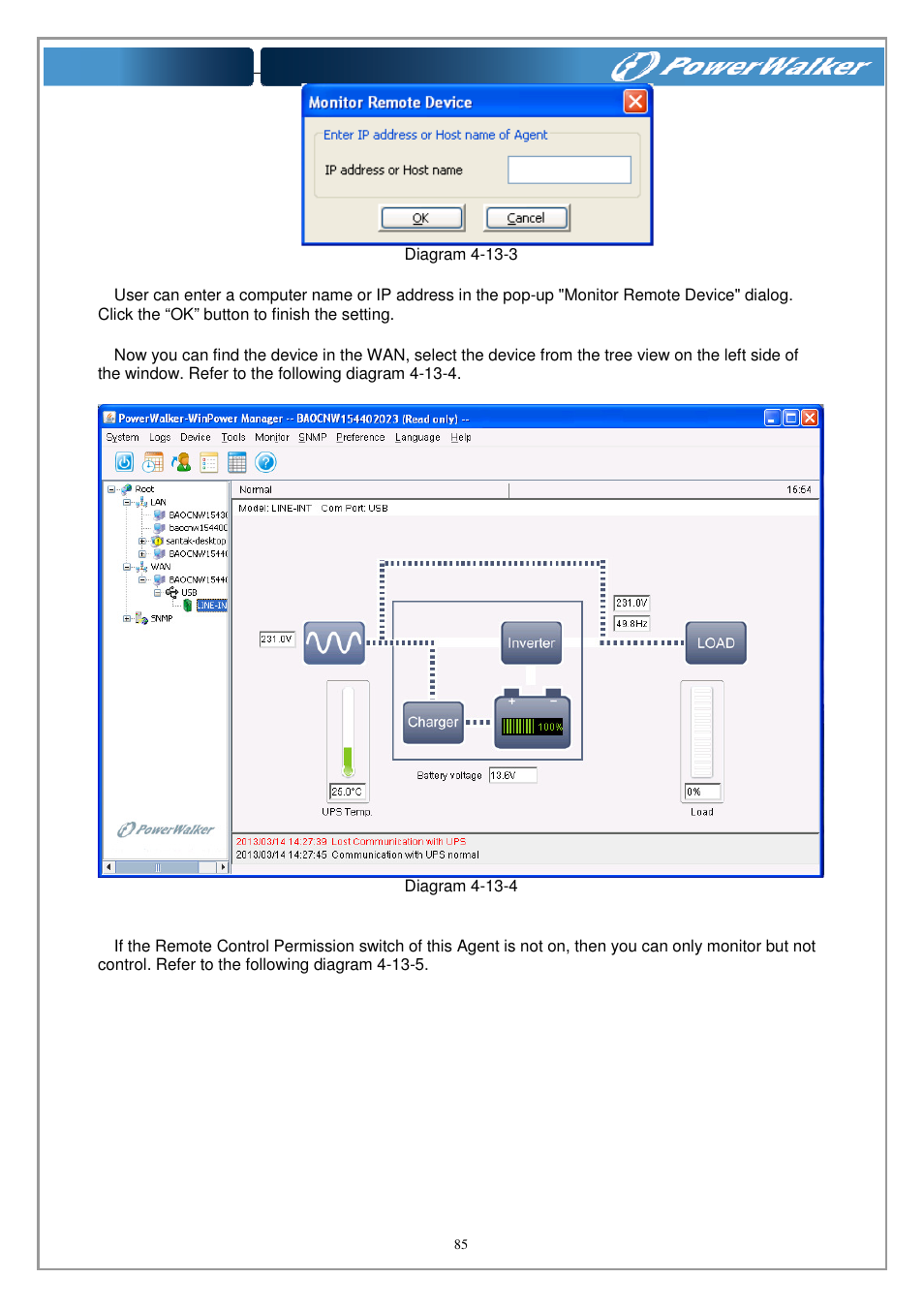 PowerWalker WinPower Software V.4.3.0.1 Manual User Manual | Page 85 / 109