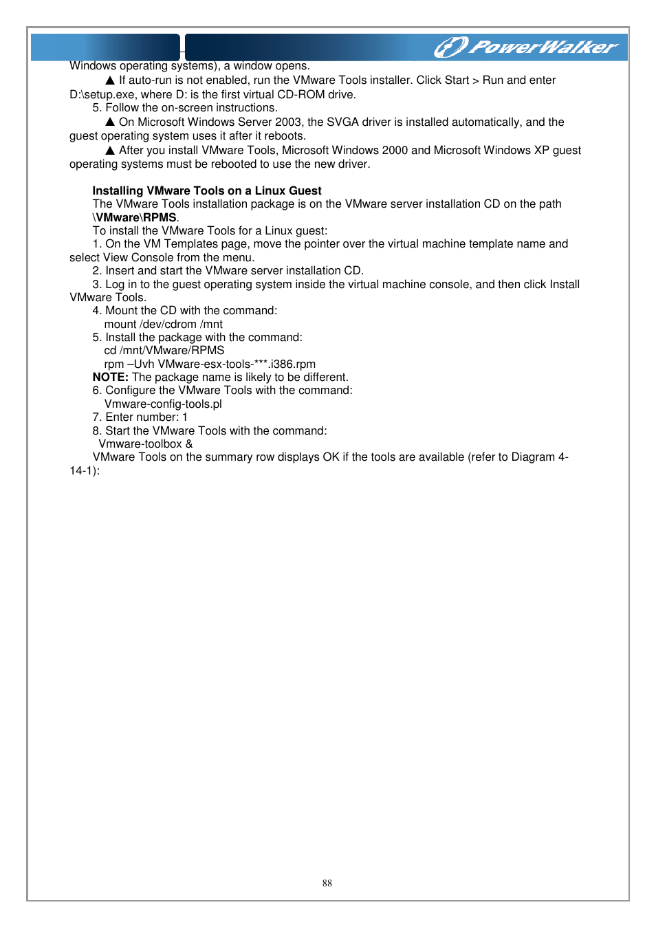PowerWalker WinPower Software V.4.3.0.1 Manual User Manual | Page 88 / 109