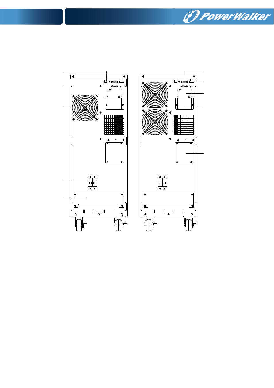 PowerWalker VFI 6000T LCD User Manual | Page 13 / 58