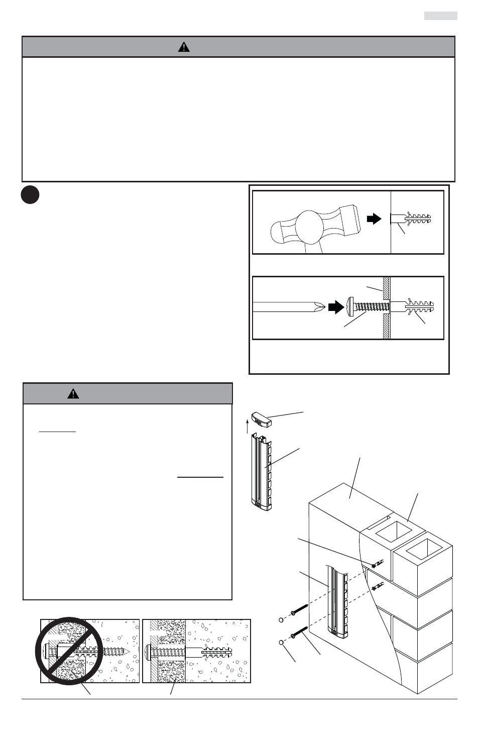 Ca h b a, 12 c a c b, Advertencia | Fi g. 1.1 fi g. 1.2 | Peerless-AV ESHV30 - Installation User Manual | Page 13 / 27