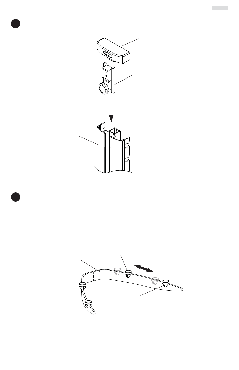 Da l j, Instalación de plataforma a la columna | Peerless-AV ESHV30 - Installation User Manual | Page 14 / 27