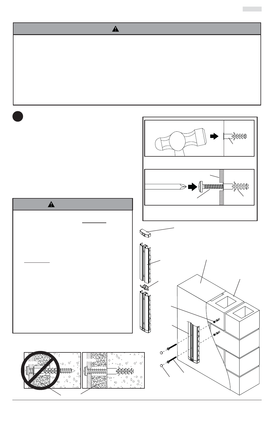 Ca h b, 12 c, Ac b | Warning, Fi g. 1.1 fi g. 1.2 | Peerless-AV ESHV30 - Installation User Manual | Page 21 / 27