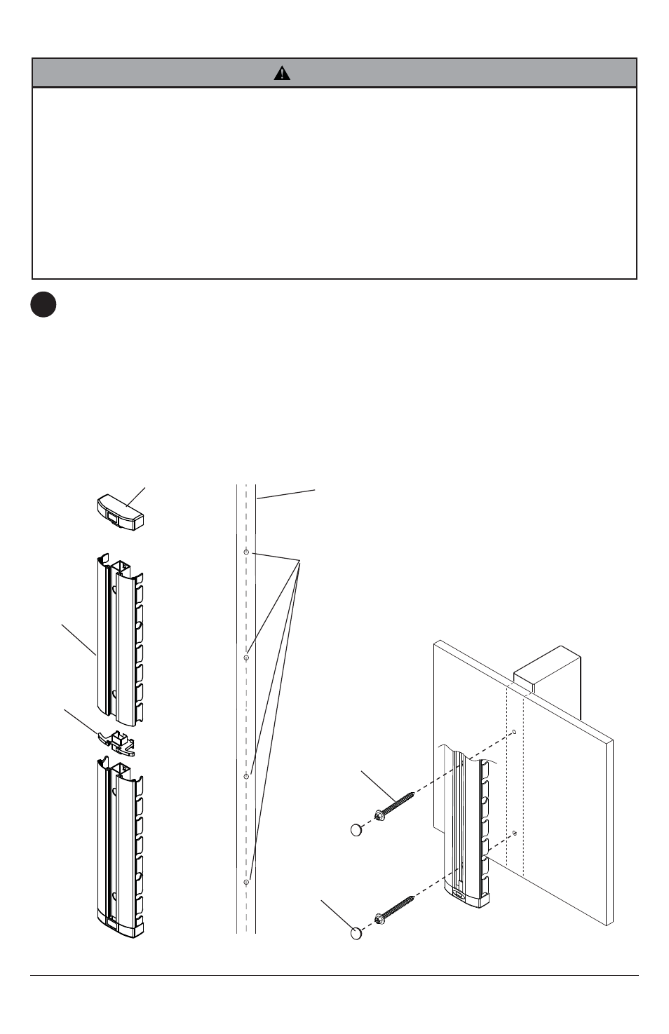 Installation to single wood stud wall, Ao b h, Warning | Fi g. 1.2 | Peerless-AV ESHV30 - Installation User Manual | Page 4 / 27