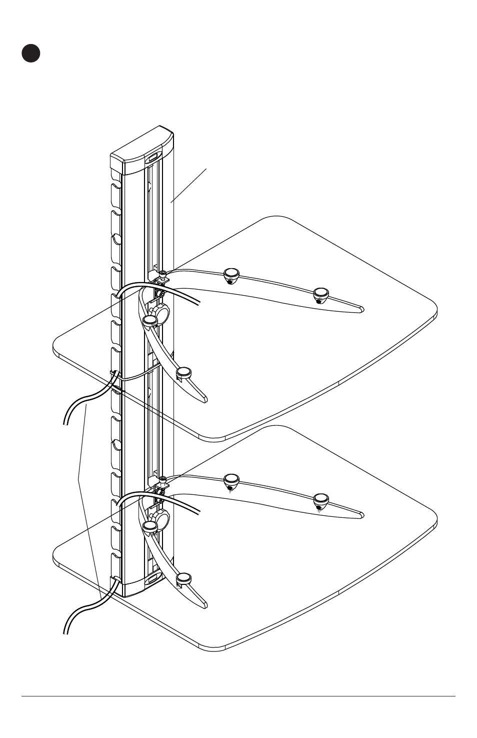 Cable management | Peerless-AV ESHV30 - Installation User Manual | Page 8 / 27