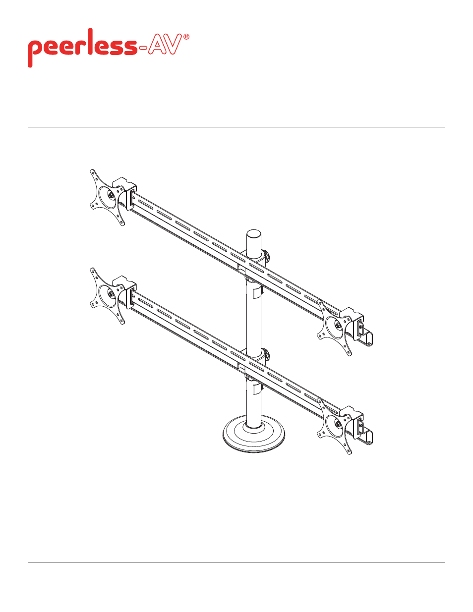 Peerless-AV LCZ-4F4G30B - Installation User Manual | 26 pages