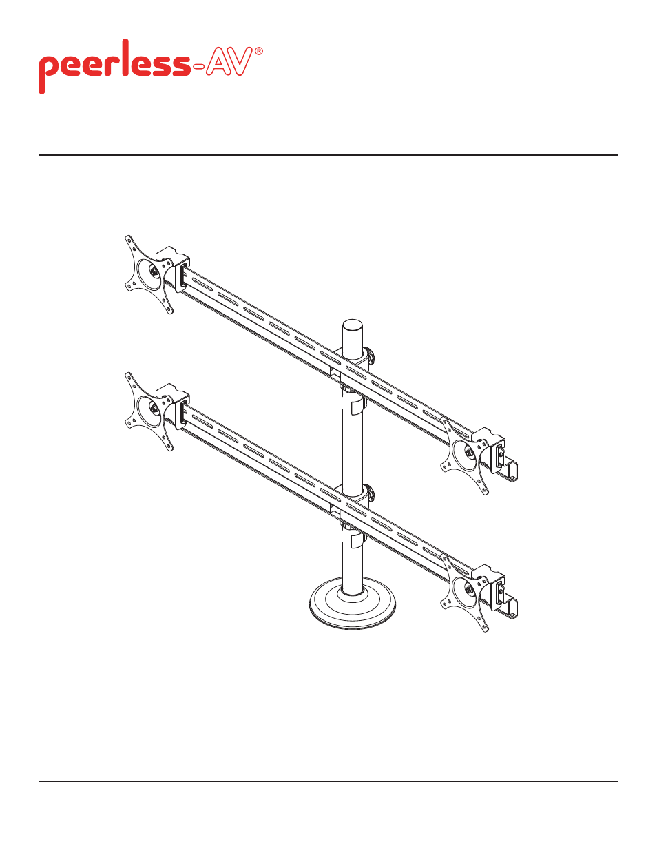 Modele: lcz-4f4g30b | Peerless-AV LCZ-4F4G30B - Installation User Manual | Page 17 / 26