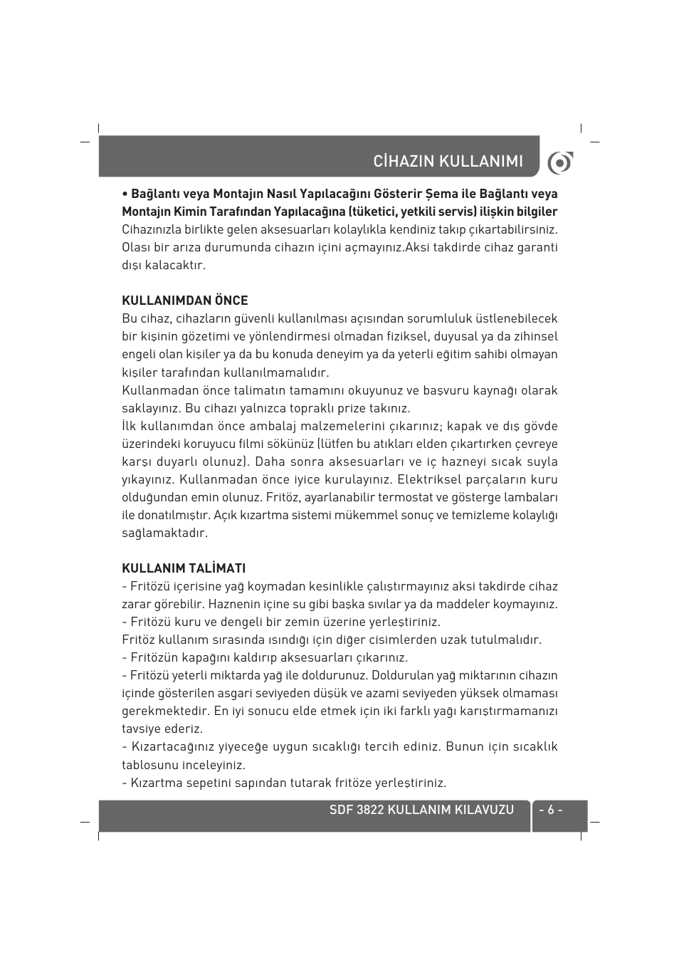 SINBO SDF 3822 User Manual | Page 7 / 48