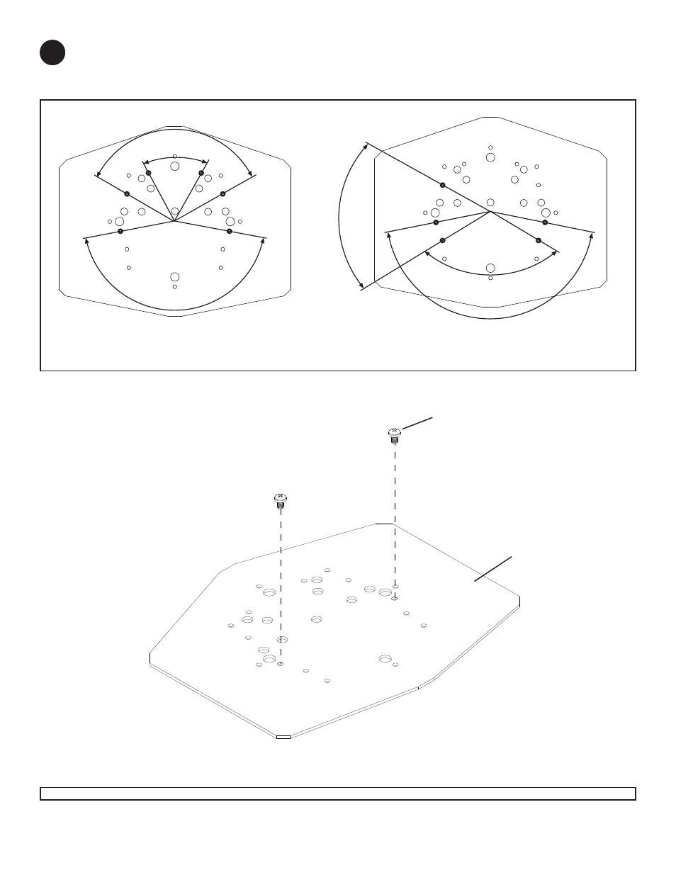 1swivel restriction option | Peerless-AV HG442-HT3-S - Installation User Manual | Page 3 / 7