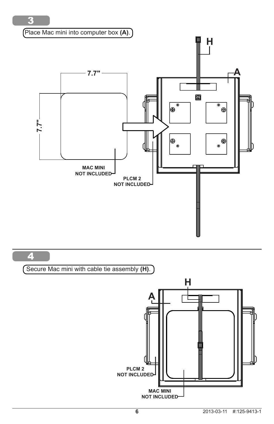 Ah h | Peerless-AV DS496 - Installation User Manual | Page 6 / 8