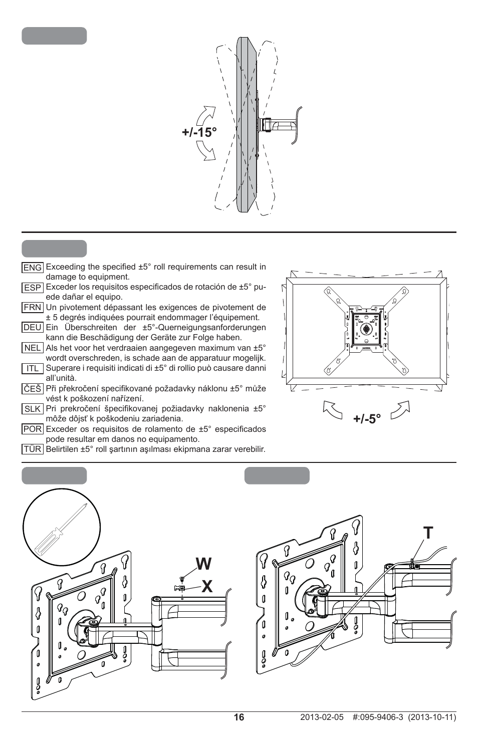 Peerless-AV IM746P - Installation User Manual | Page 16 / 24