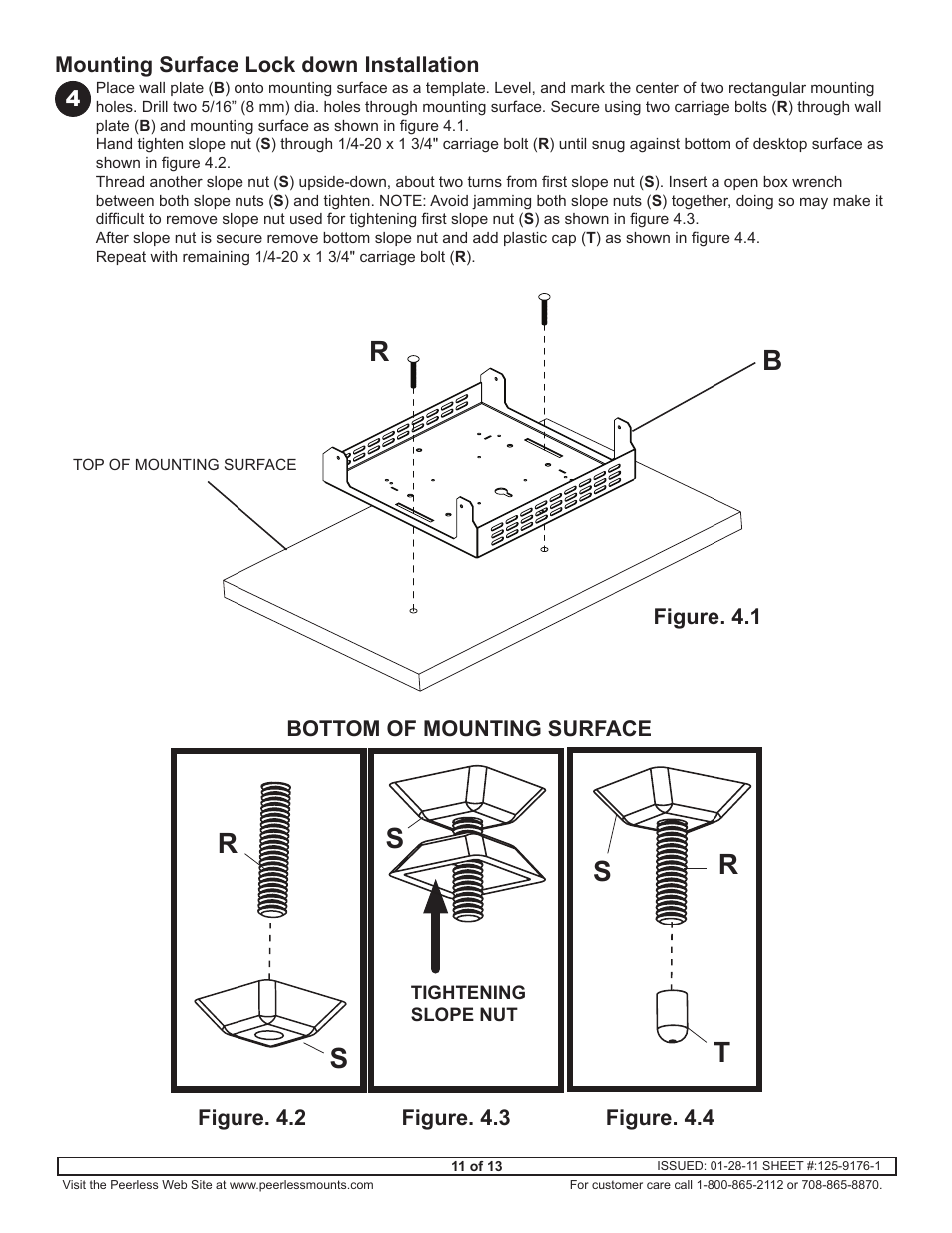 Peerless-AV GC-UNV - Installation User Manual | Page 11 / 13