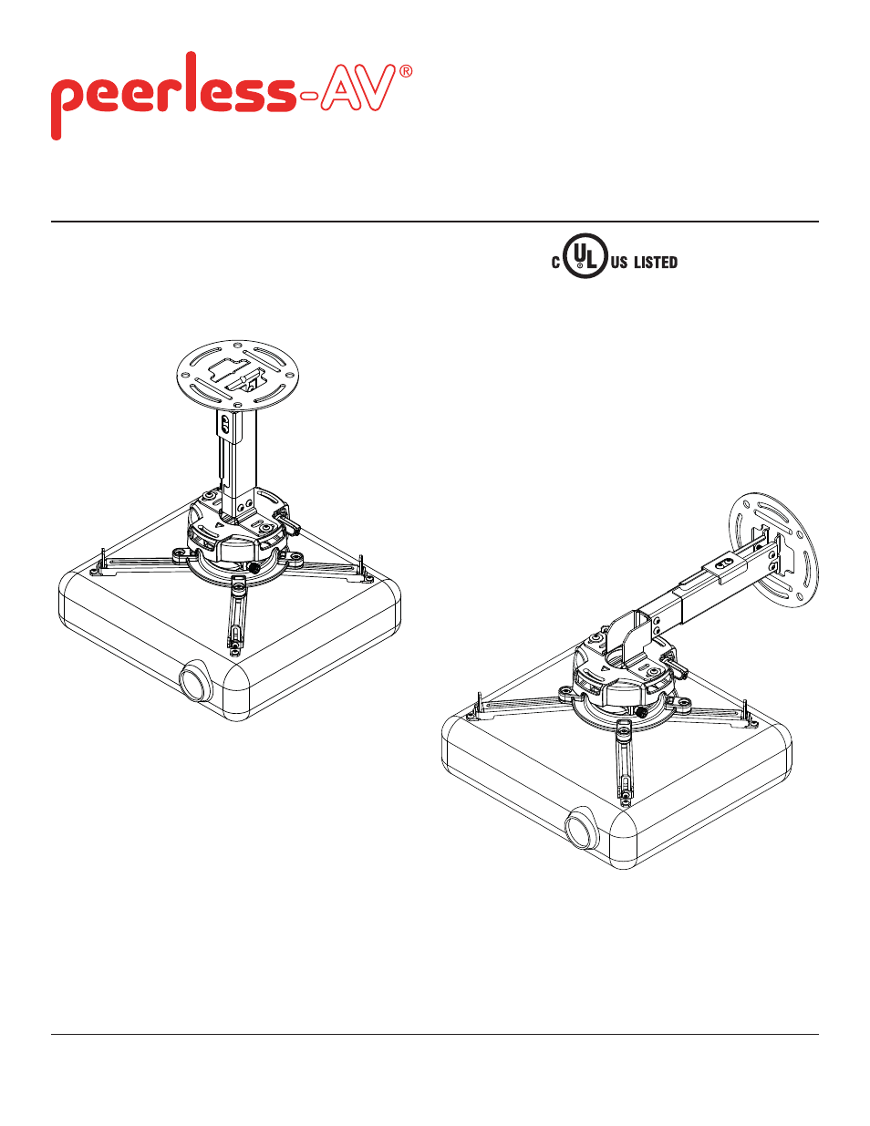Peerless-AV PRG-EXC - Installation User Manual | 14 pages
