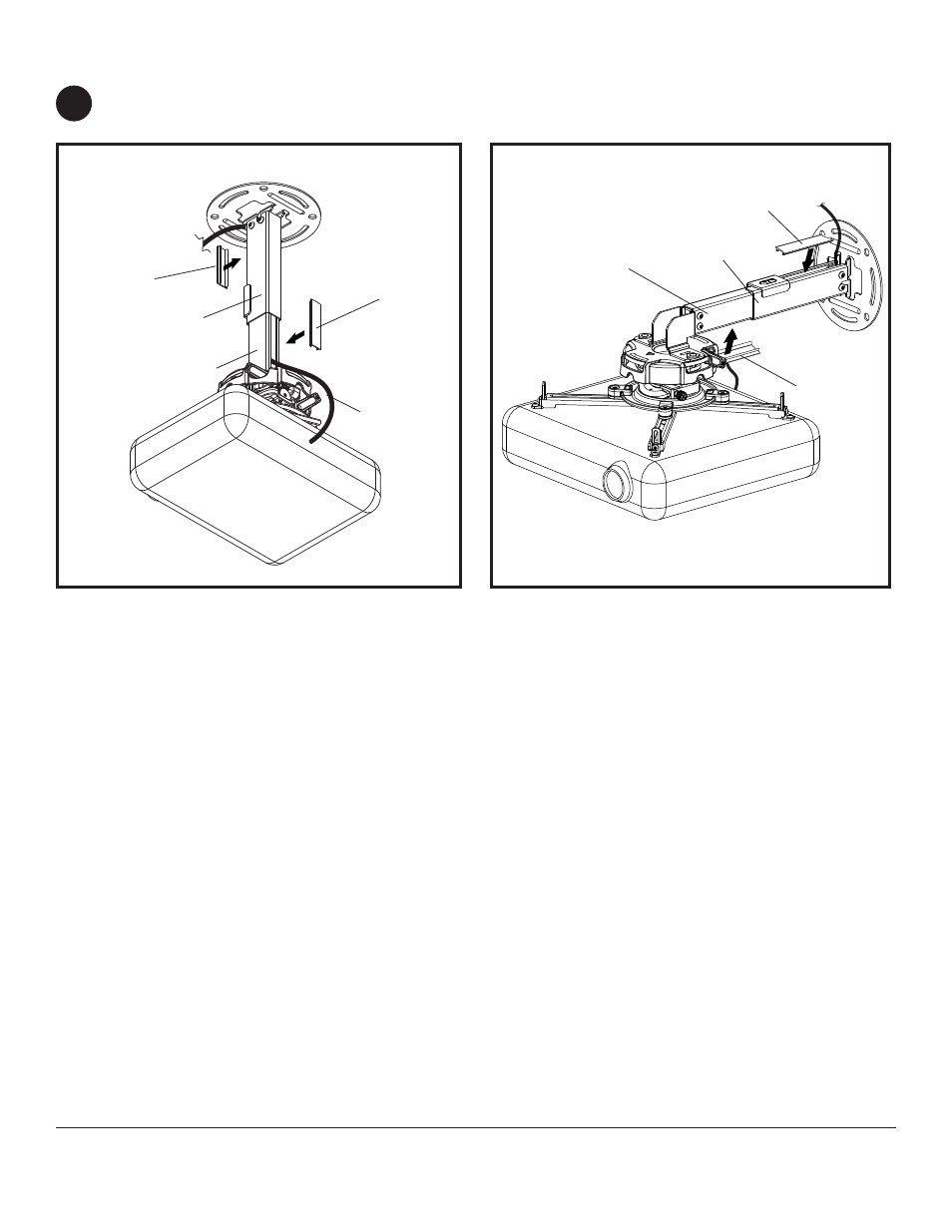 Ll bb cc bb cc, Install cable covers | Peerless-AV PRG-EXC - Installation User Manual | Page 14 / 14