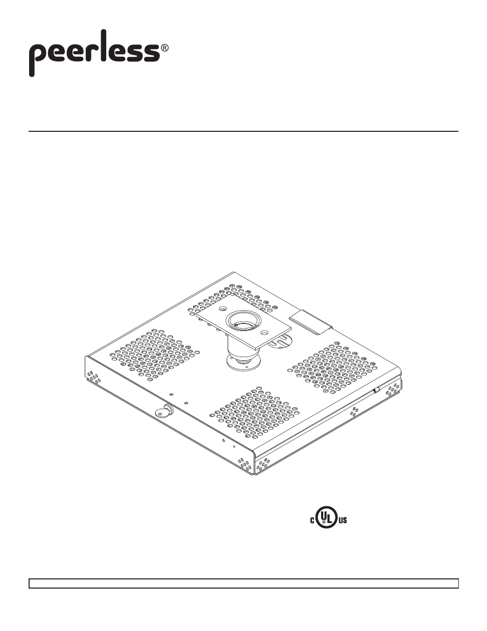 Peerless-AV PSM-UNV-W - Installation User Manual | 9 pages