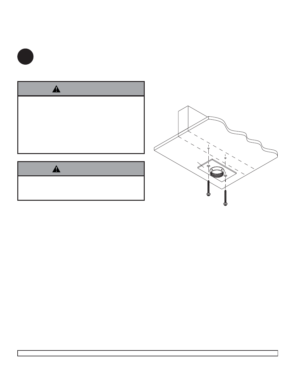 Warning | Peerless-AV PSM-UNV-W - Installation User Manual | Page 4 / 9