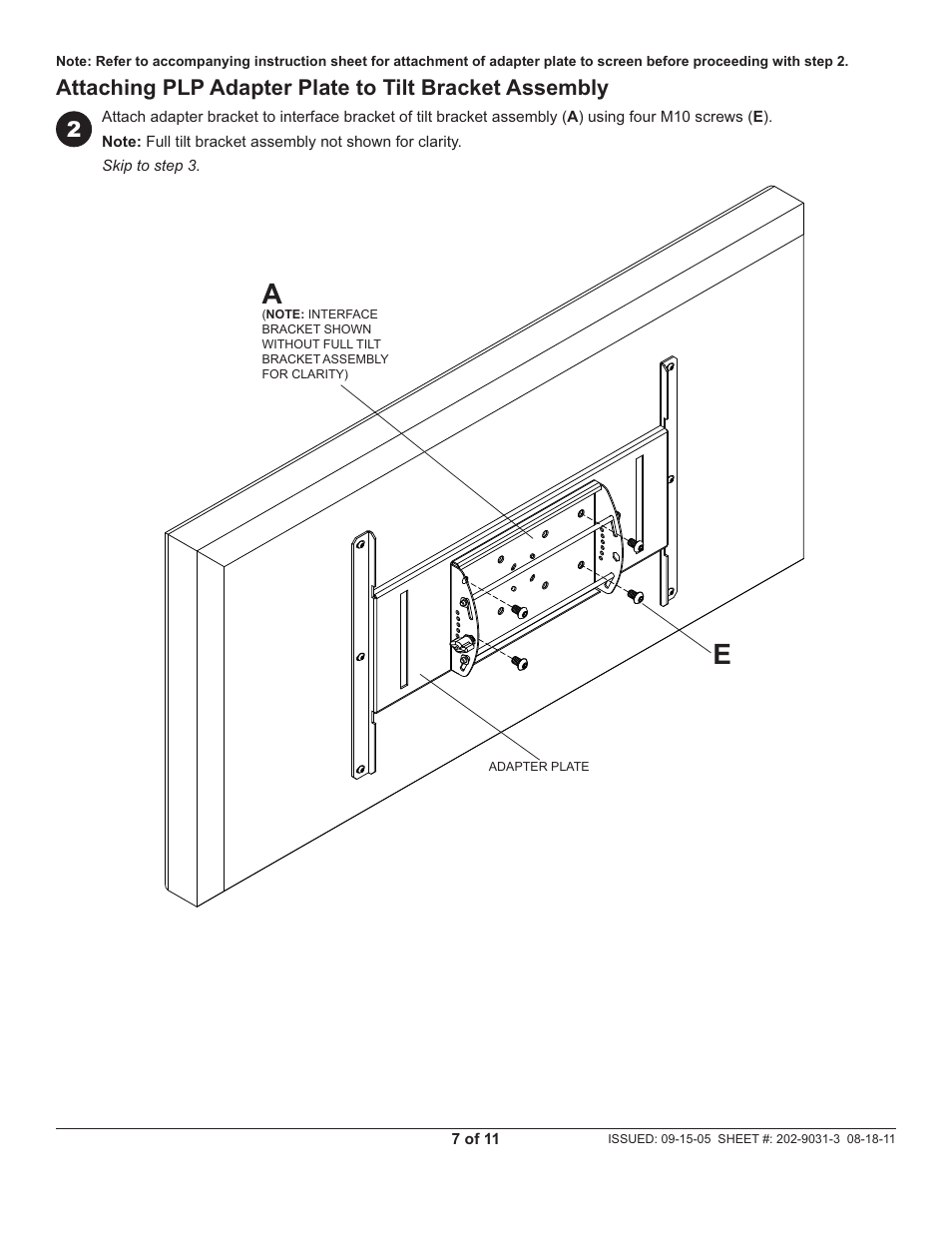 Peerless-AV ST16D - Installation User Manual | Page 7 / 11
