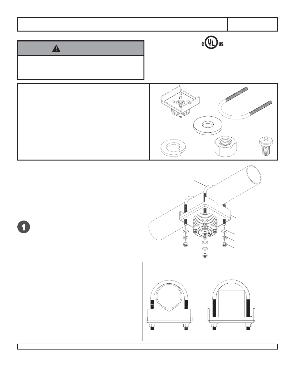 Peerless-AV DCT100 - Installation User Manual | 2 pages