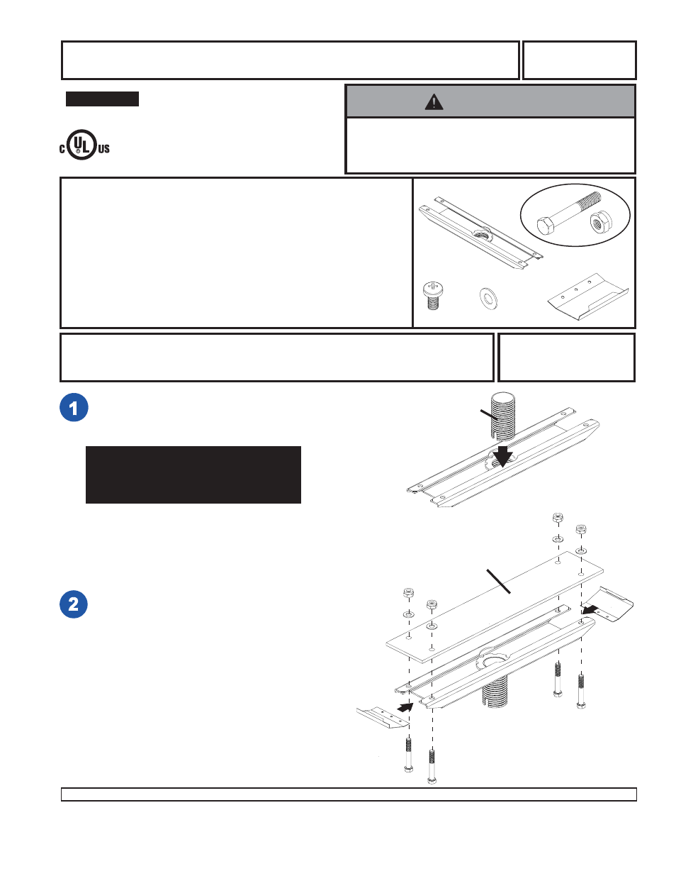 Peerless-AV CMJ471 - Installation User Manual | 2 pages